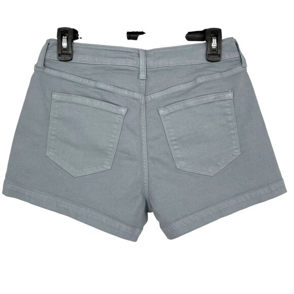 Market & Spruce Flat Front Cotton Blend Shorts Light Blue Size 12 NWT - Picture 4 of 8